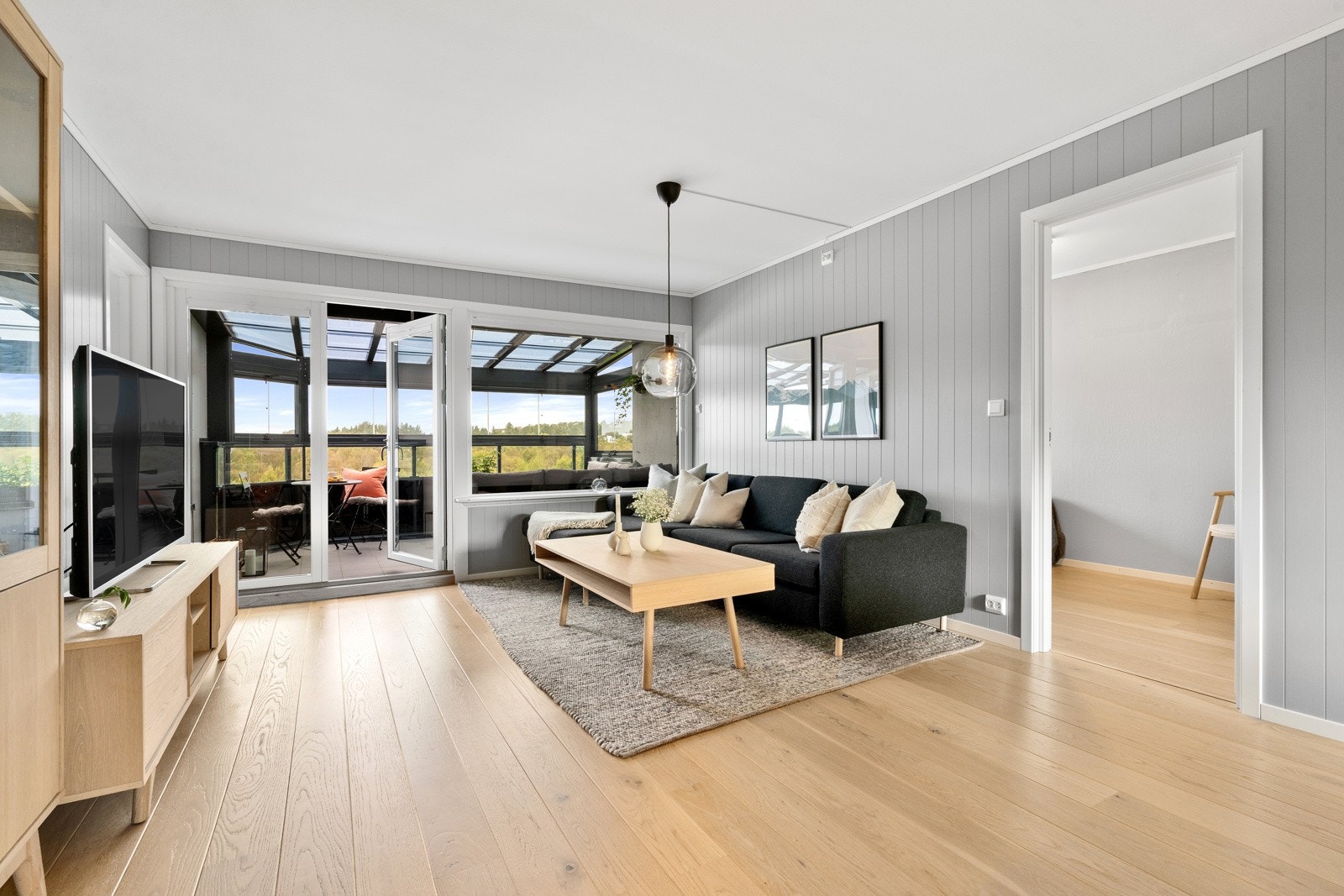 Leiligheten ble oppgradert i 2019 og har en gjennomgående god standard. Galleribilde