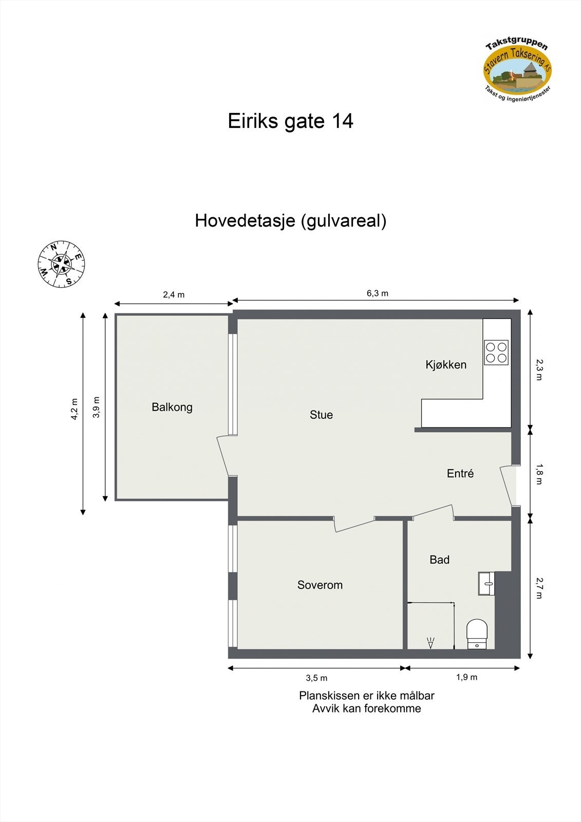 Plantegning Galleribilde