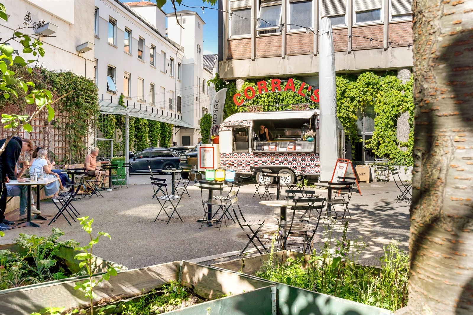 Flere hyggelige kafèer og restauranter i området Galleribilde