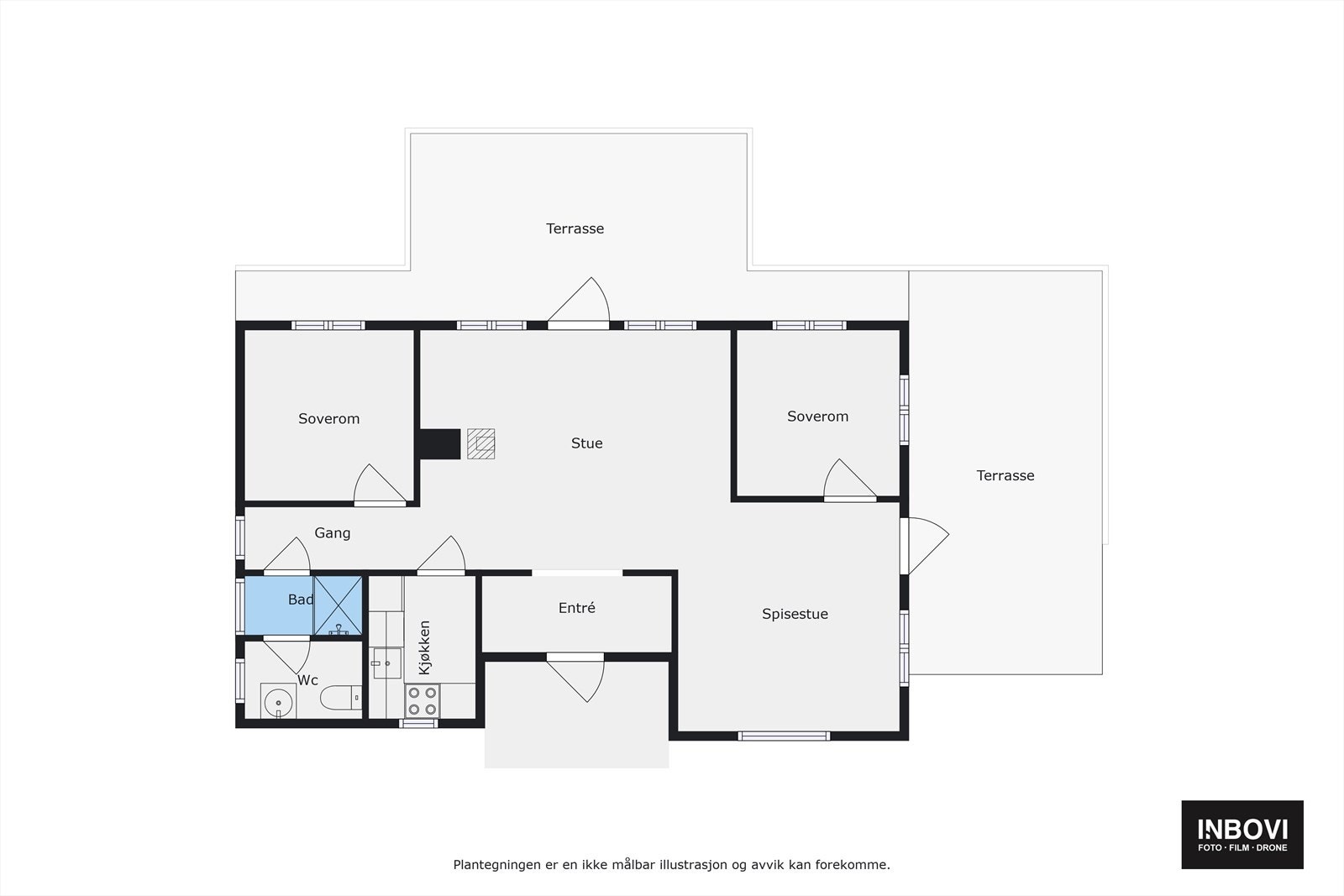 Plantegning Galleribilde