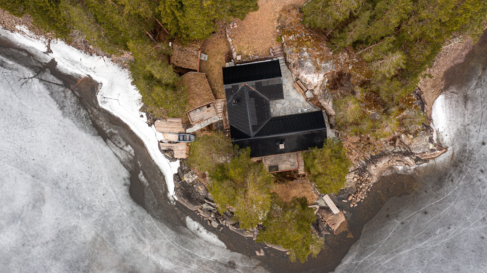 Dronebilde av eiendommen Galleribilde