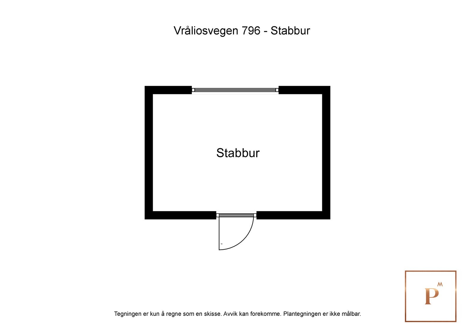 Plantegning stabbur Galleribilde