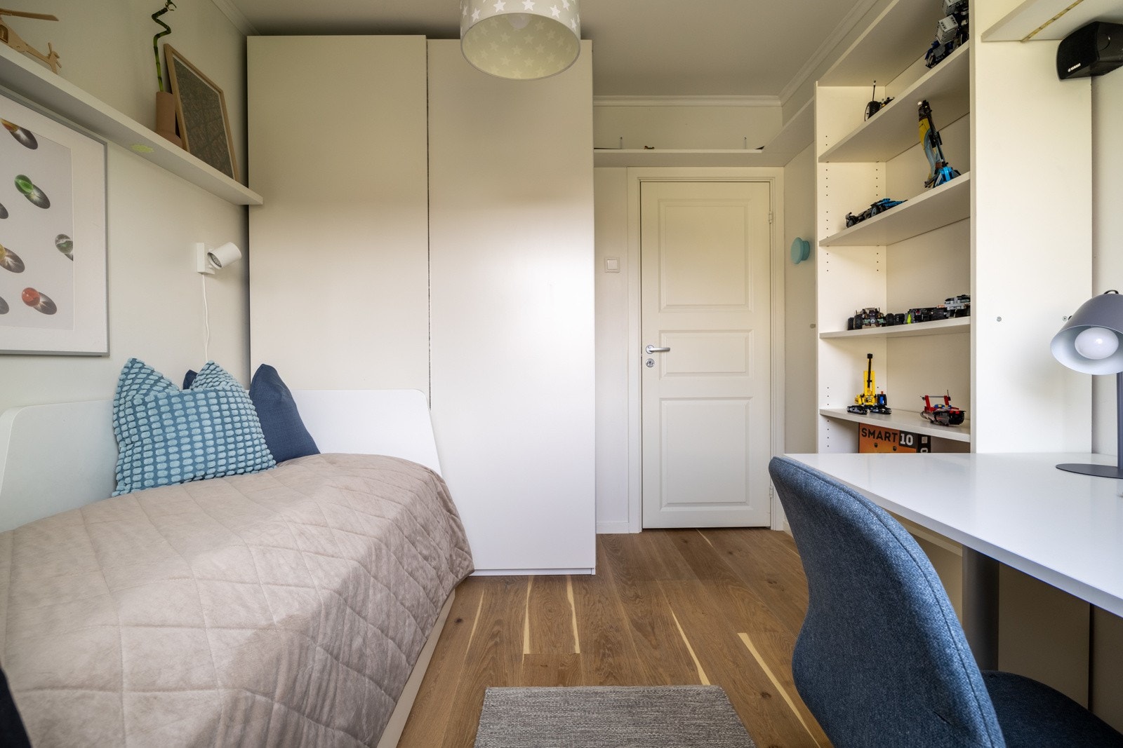 Alle soverommene har varmegjenvinnende ventilasjon. Galleribilde