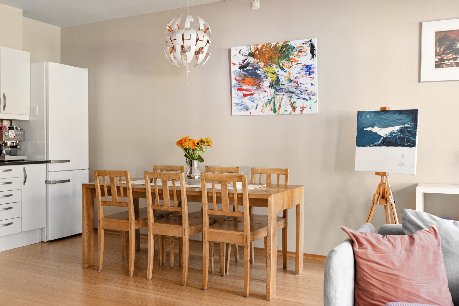 Plass til stort spisebord Galleribilde