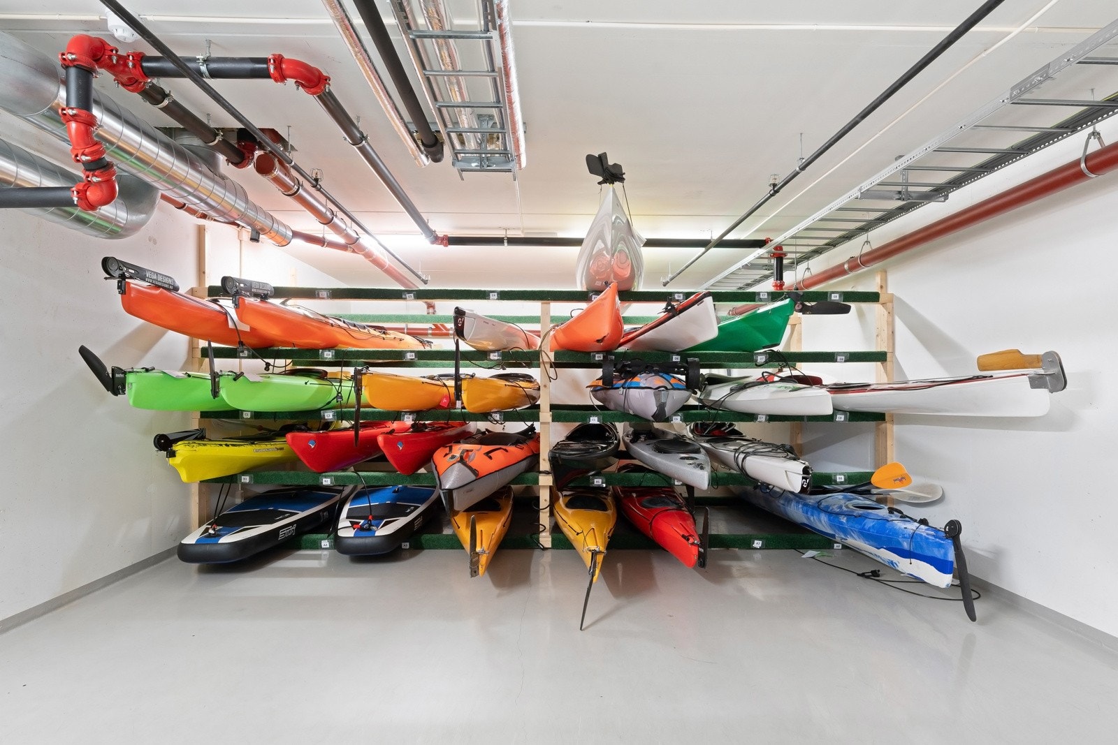 Det er også tilgang til kanorom Galleribilde