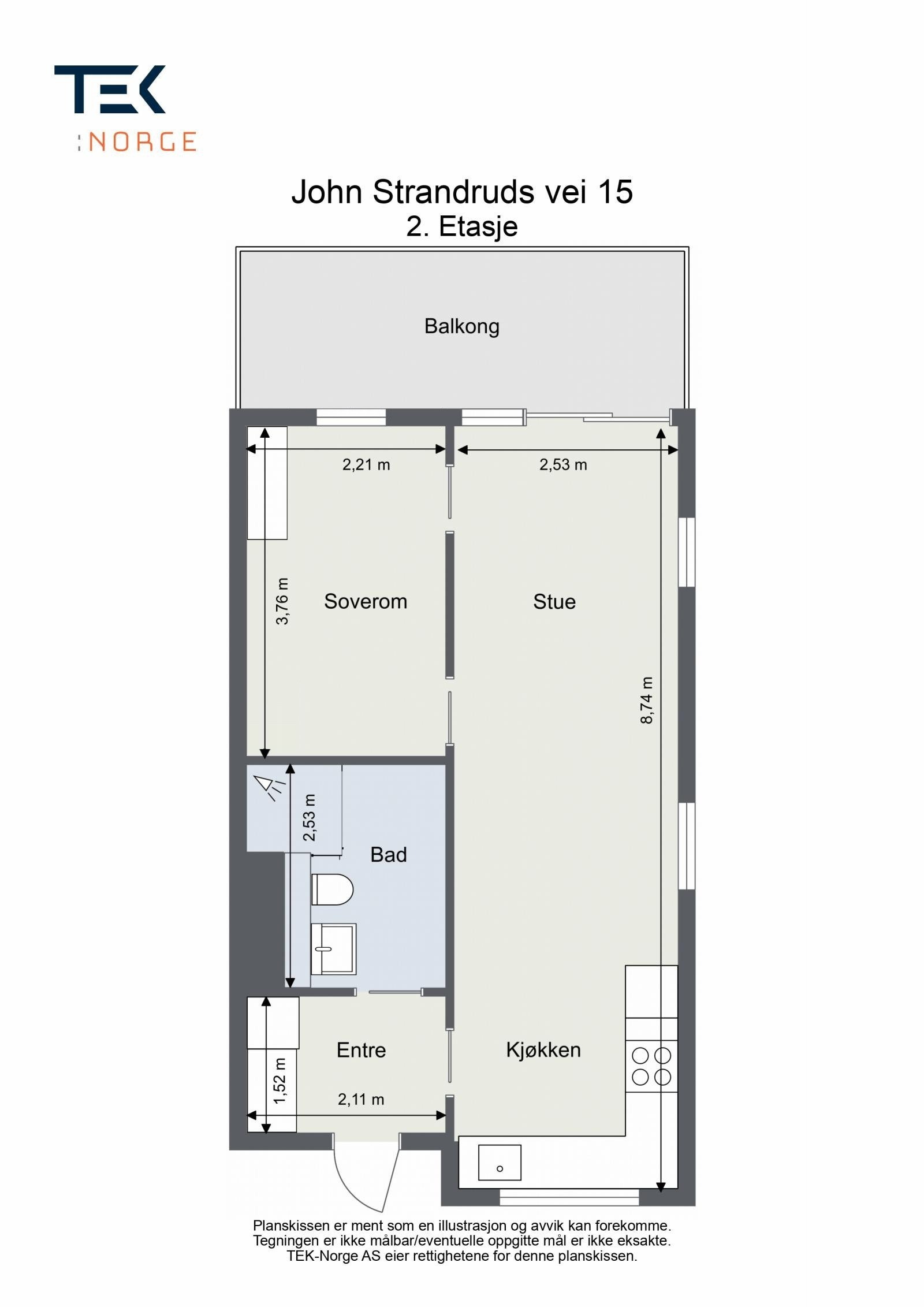 Plantegning Galleribilde