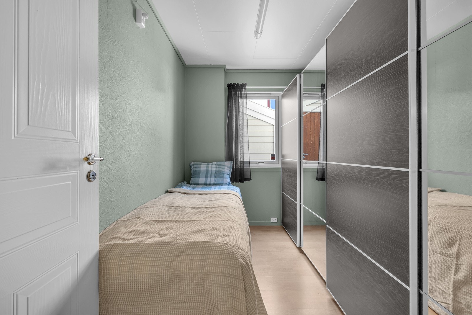 Soverom 3 er plassert mellom soverom 2 og vindfanget Galleribilde