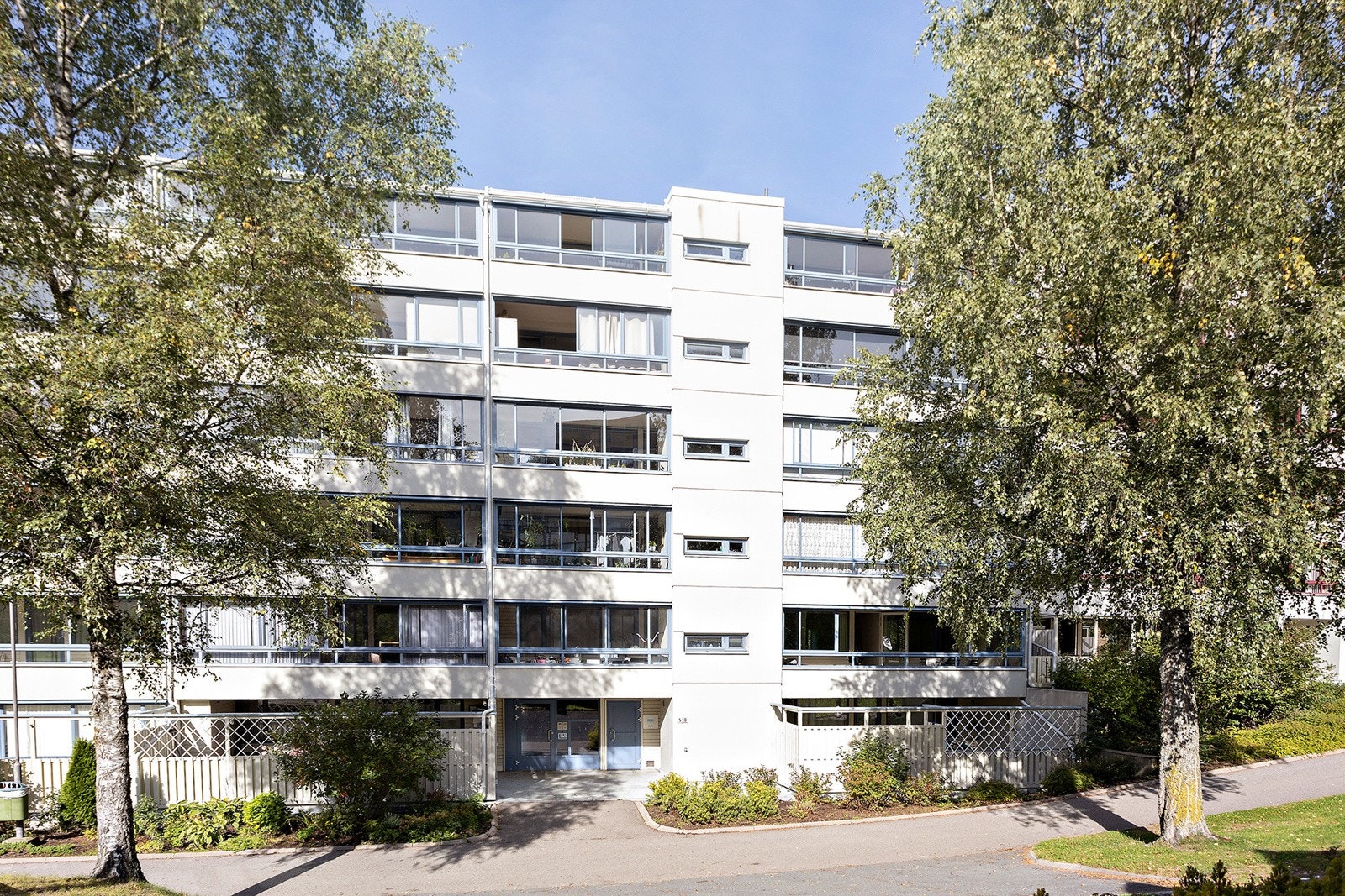 Byggets frontfasade Galleribilde