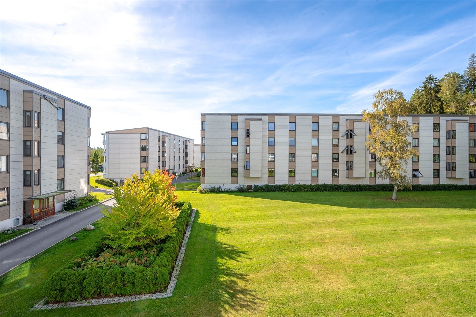 Uteområdet sett fra balkongen Galleribilde