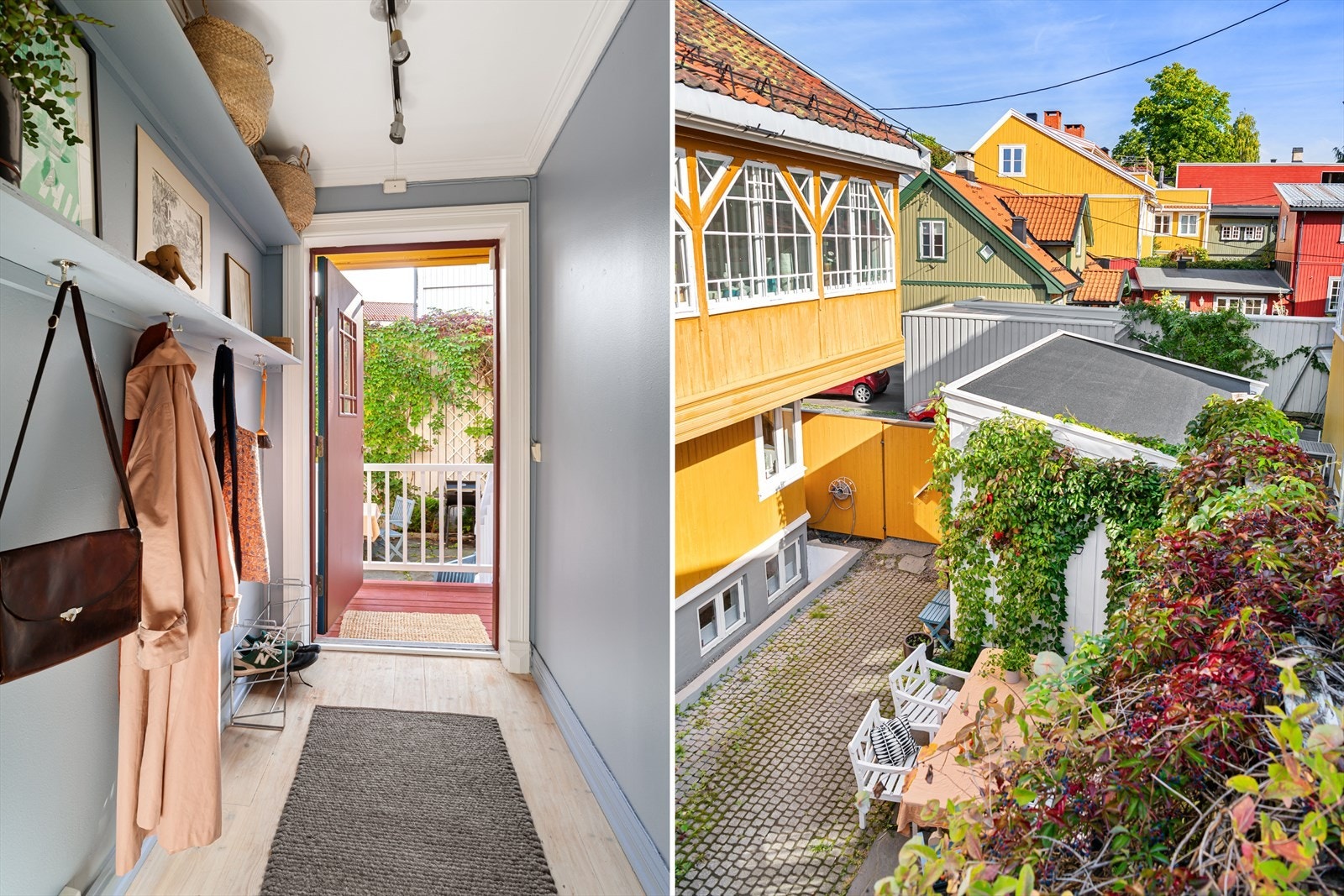 Velkommen inn! Inngangspartiet er åpent, lyst og inviterende. Galleribilde