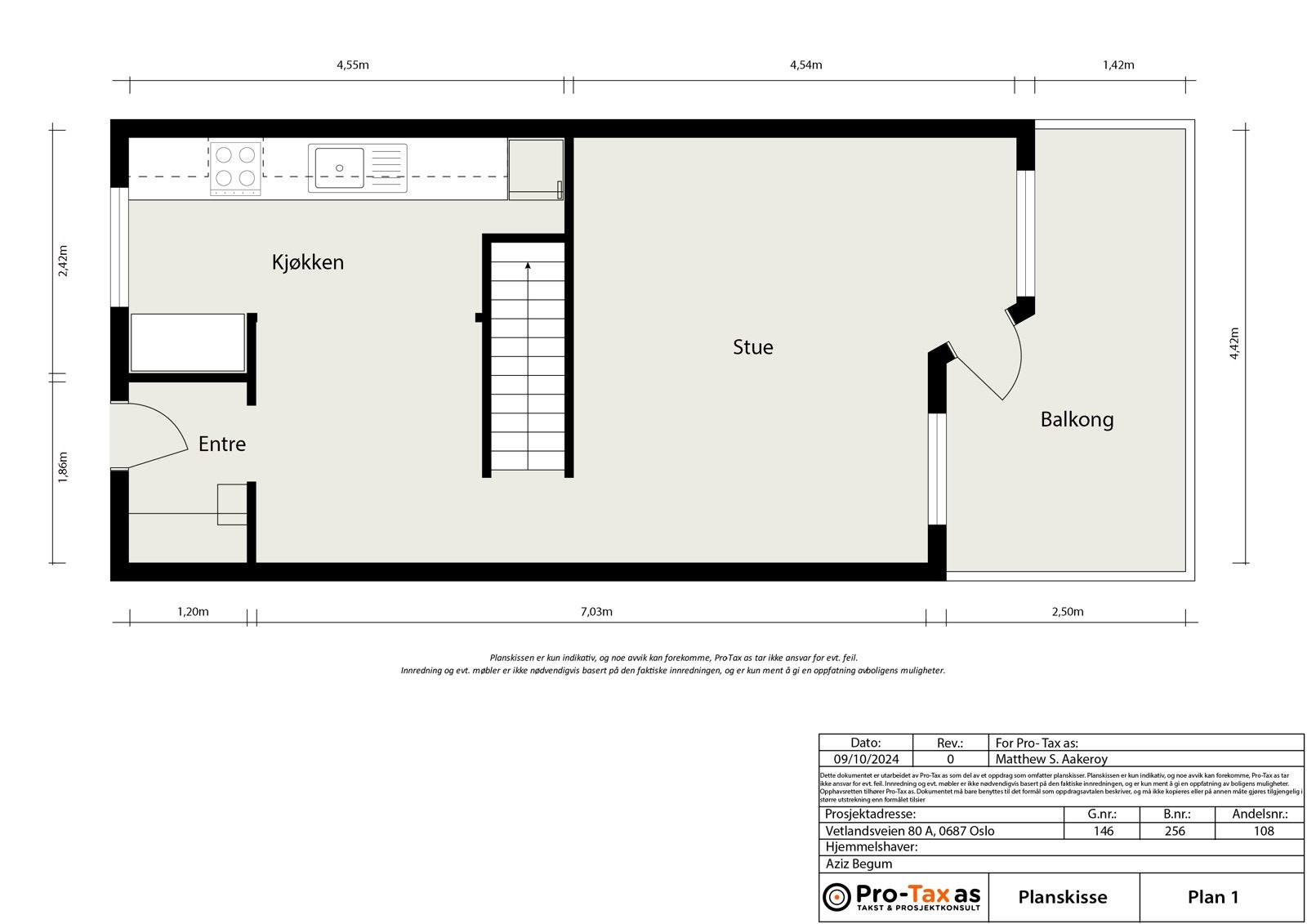Plantegning - 1.etasje Galleribilde