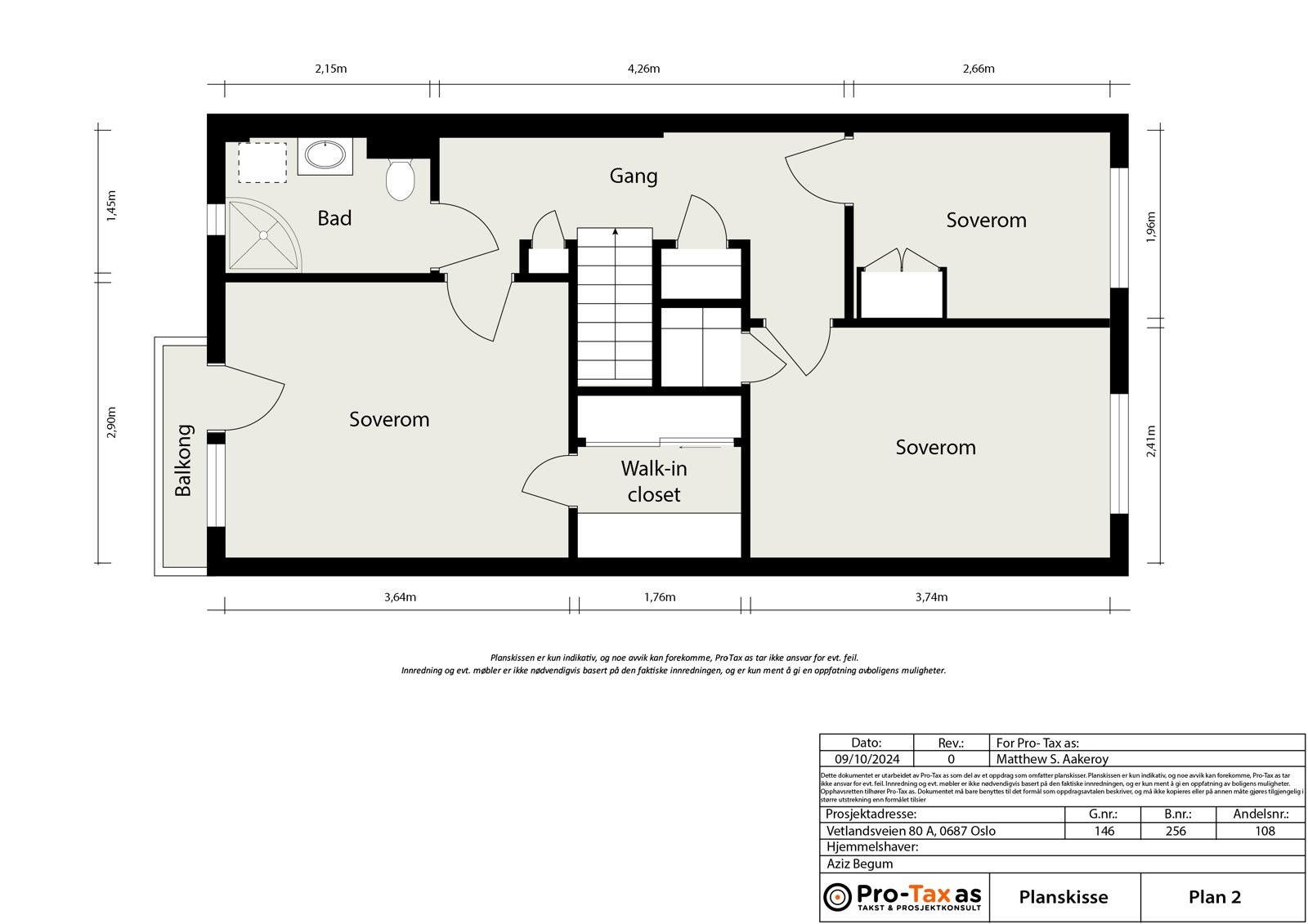 Plantegning - 2.etasje Galleribilde