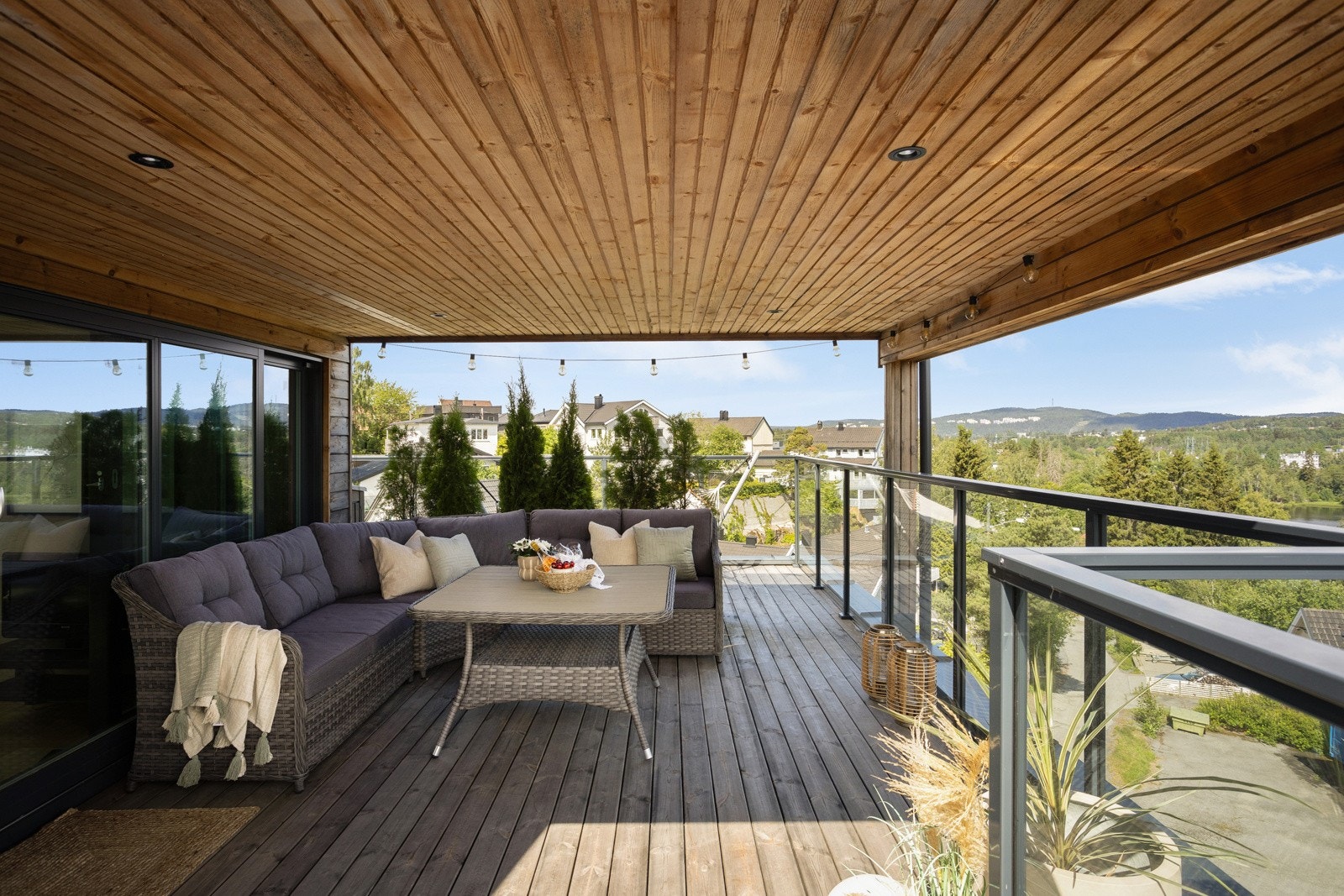 Her det god plass til aktive soner, fredfulle solplasser og spisesoner. Galleribilde