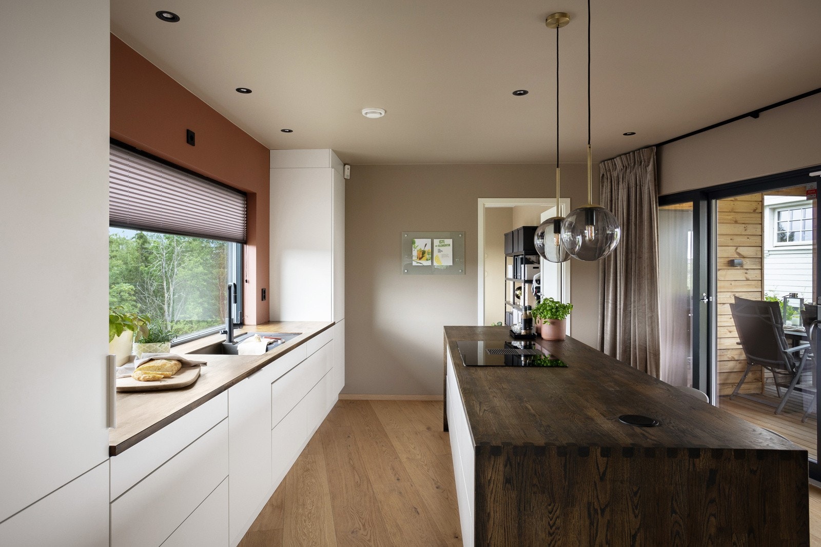 Boligen har et flott kjøkken som den matglade virkelig vil elske. Galleribilde