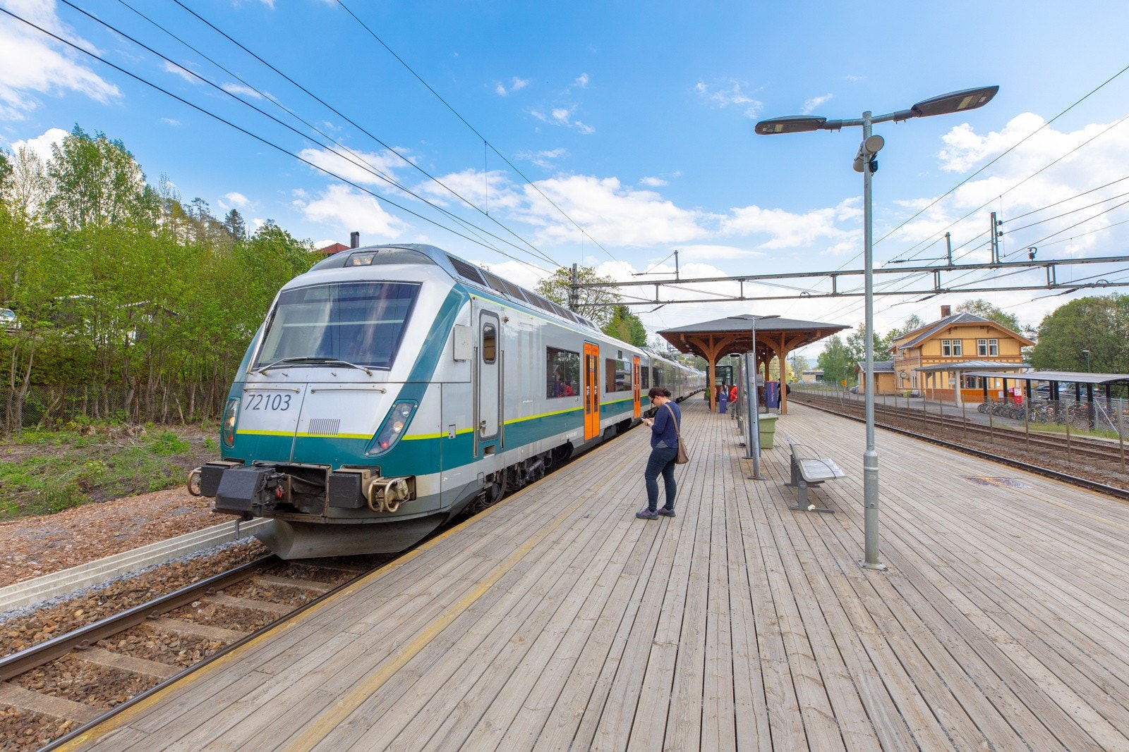 Lørenskog togstasjon ligger ca 15 min gange unna. Galleribilde