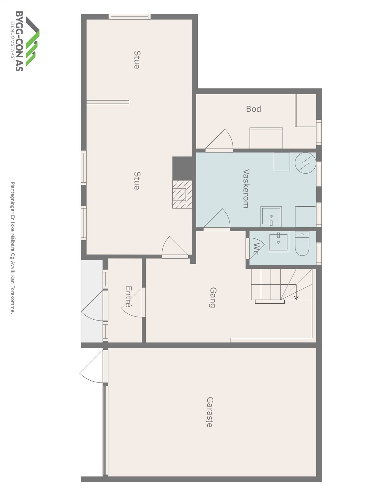 Plantegning 1.etasje Galleribilde