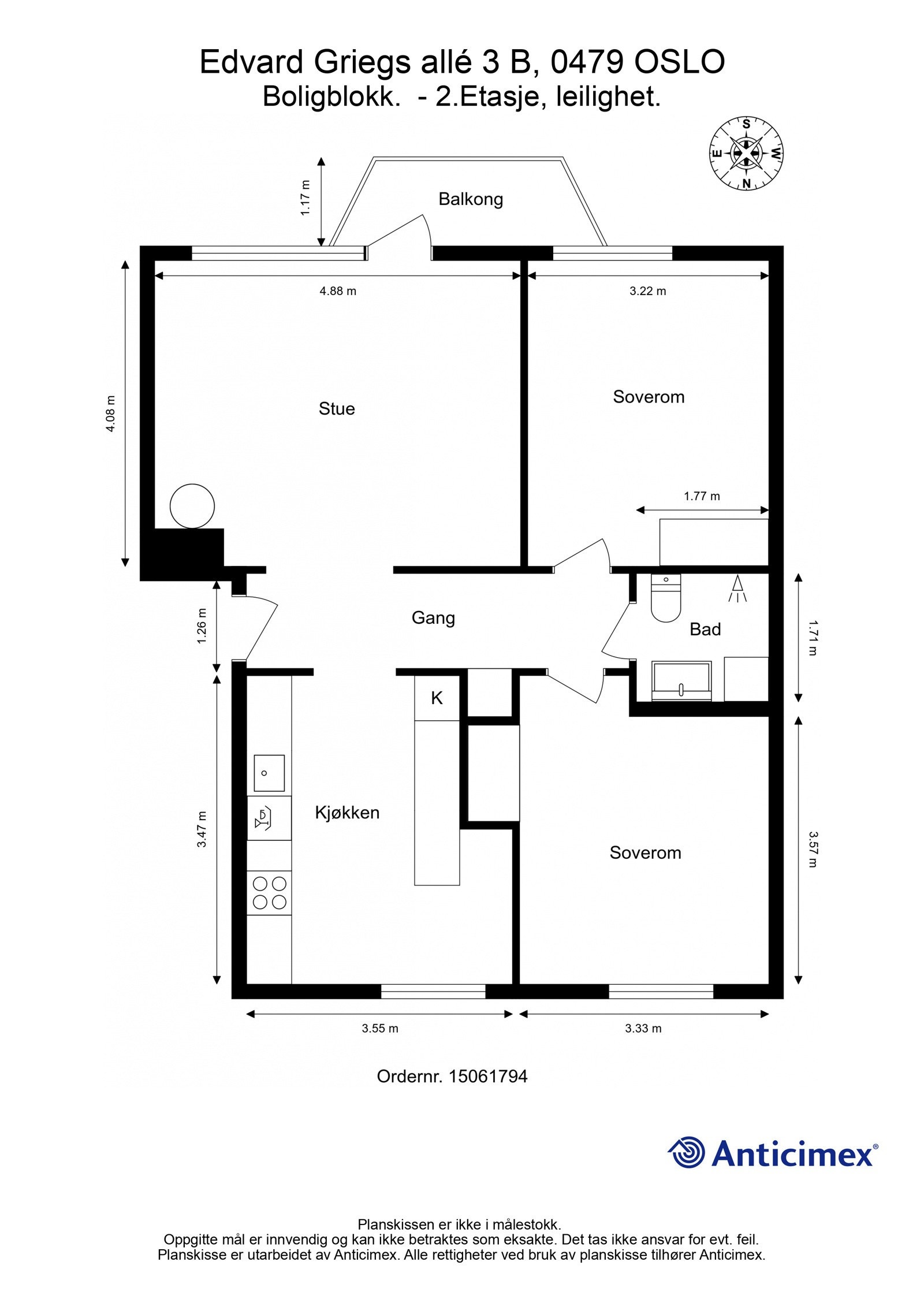 Planskisse. Galleribilde
