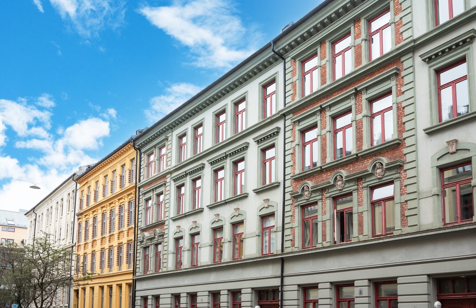 - Fasade. Borettslaget består av 26 andelsleiligheter - Galleribilde