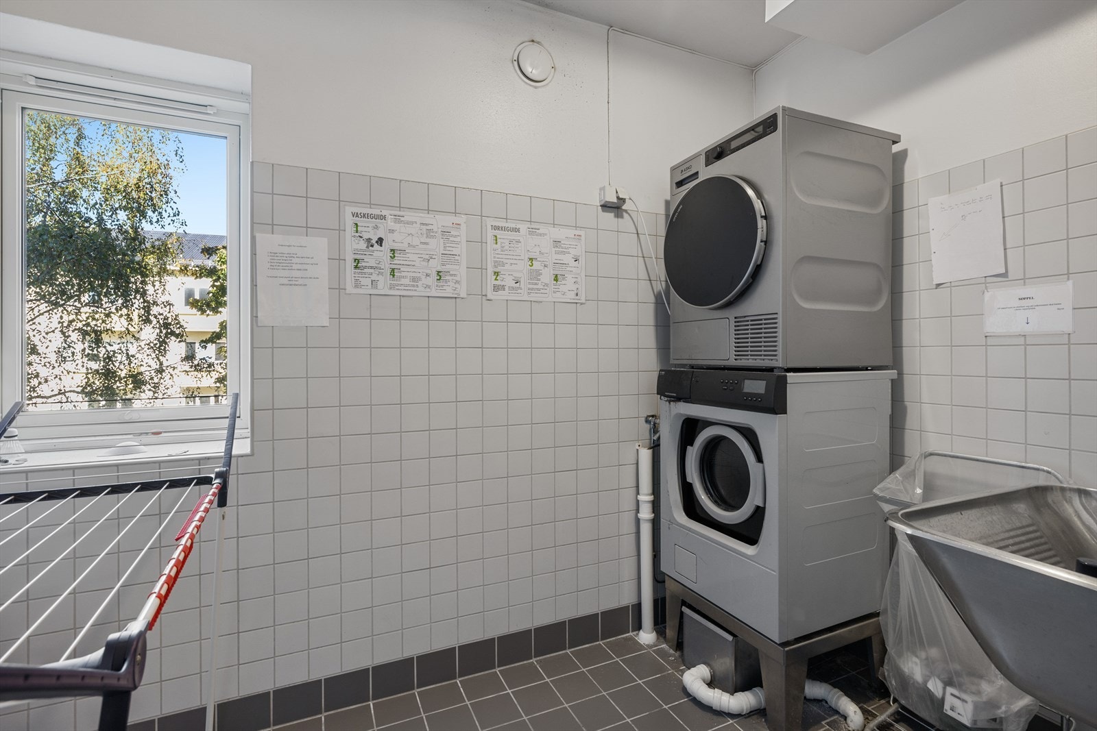 - Fellesvaskeri er gratis å bruke og det er ofte ledig - Galleribilde