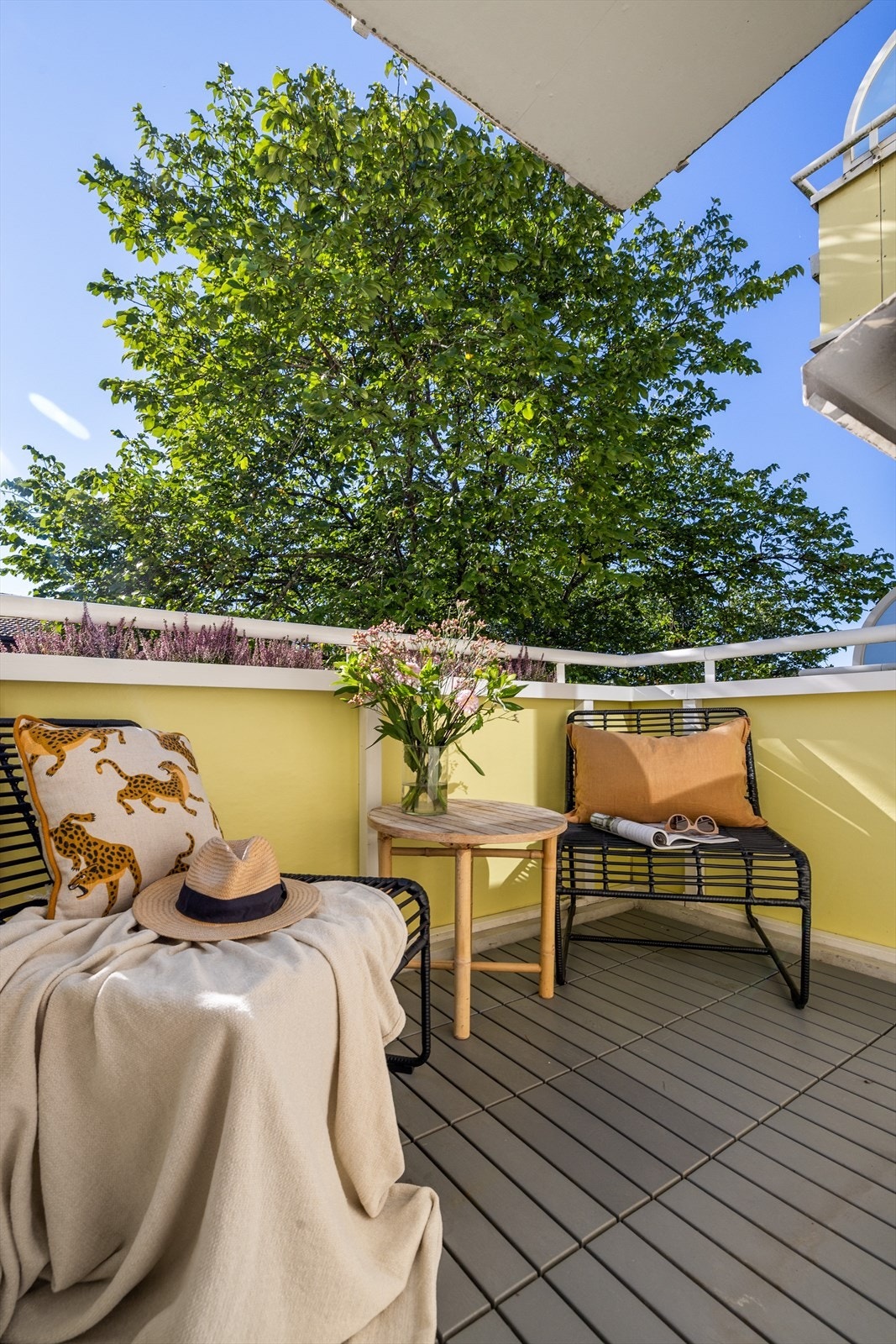 - Det er tillatt med gass- og elektrisk grill på balkongen - Galleribilde