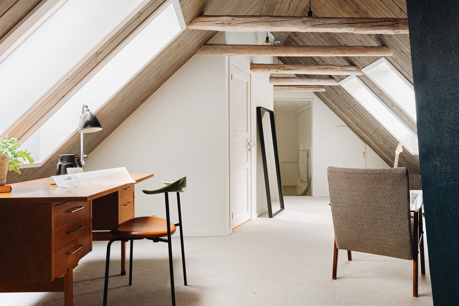 Plass til lekser, lek og venner. Galleribilde