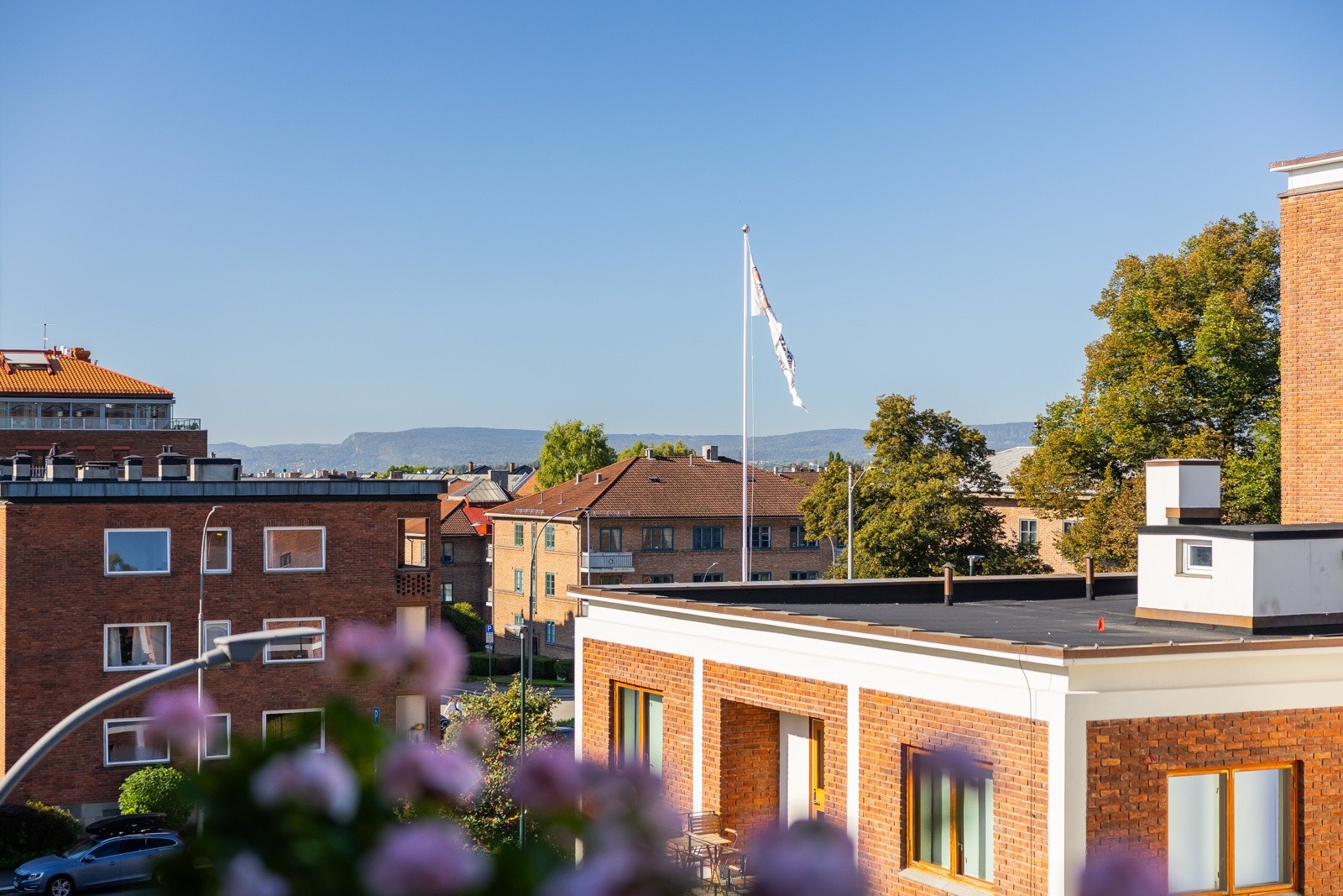 Fritt og frodig utsyn i rolig og sjarmerende nabolag. Galleribilde