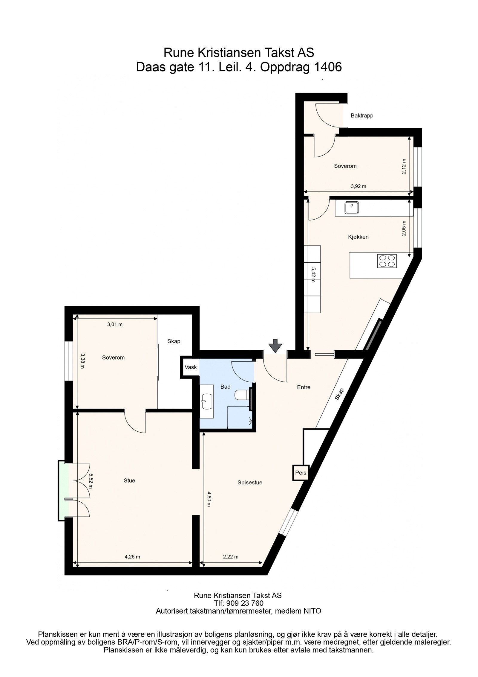 Plantegning - Ingen dokumentavgift eller forkjøpsrett. Galleribilde