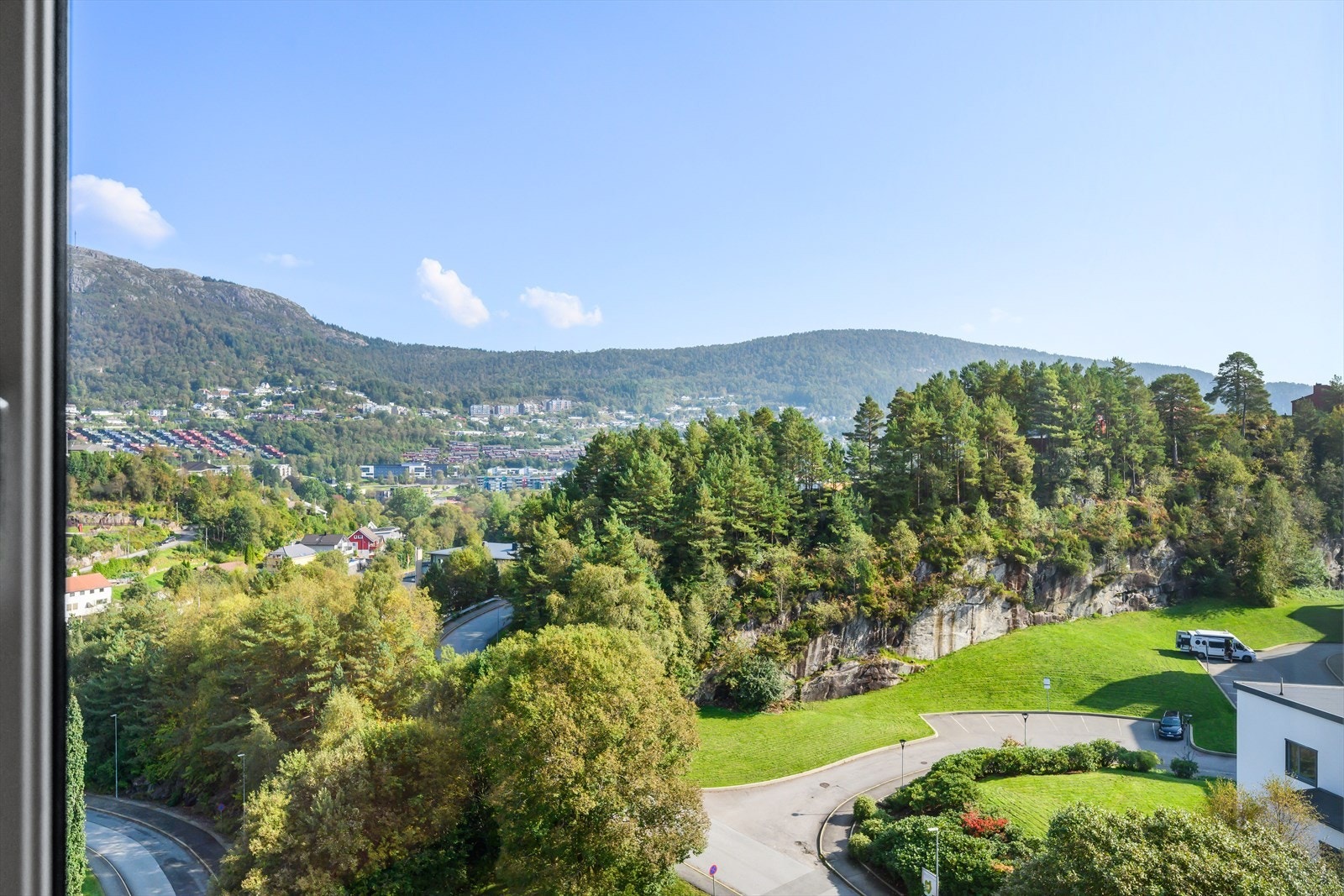 Nydelig utsikt fra leiligheten. Galleribilde