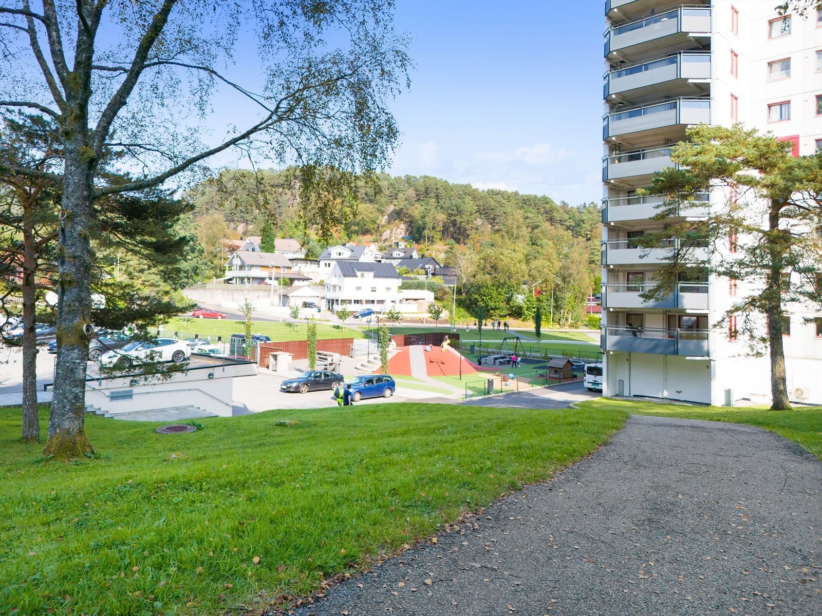 Velstelt og ordnet borettslag. Galleribilde