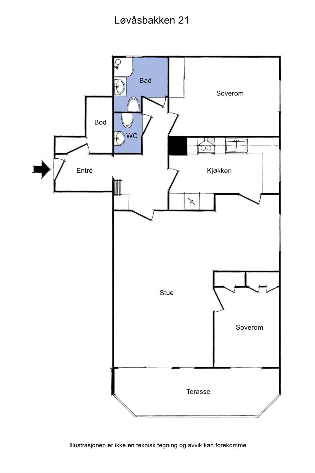 Plantegning Galleribilde