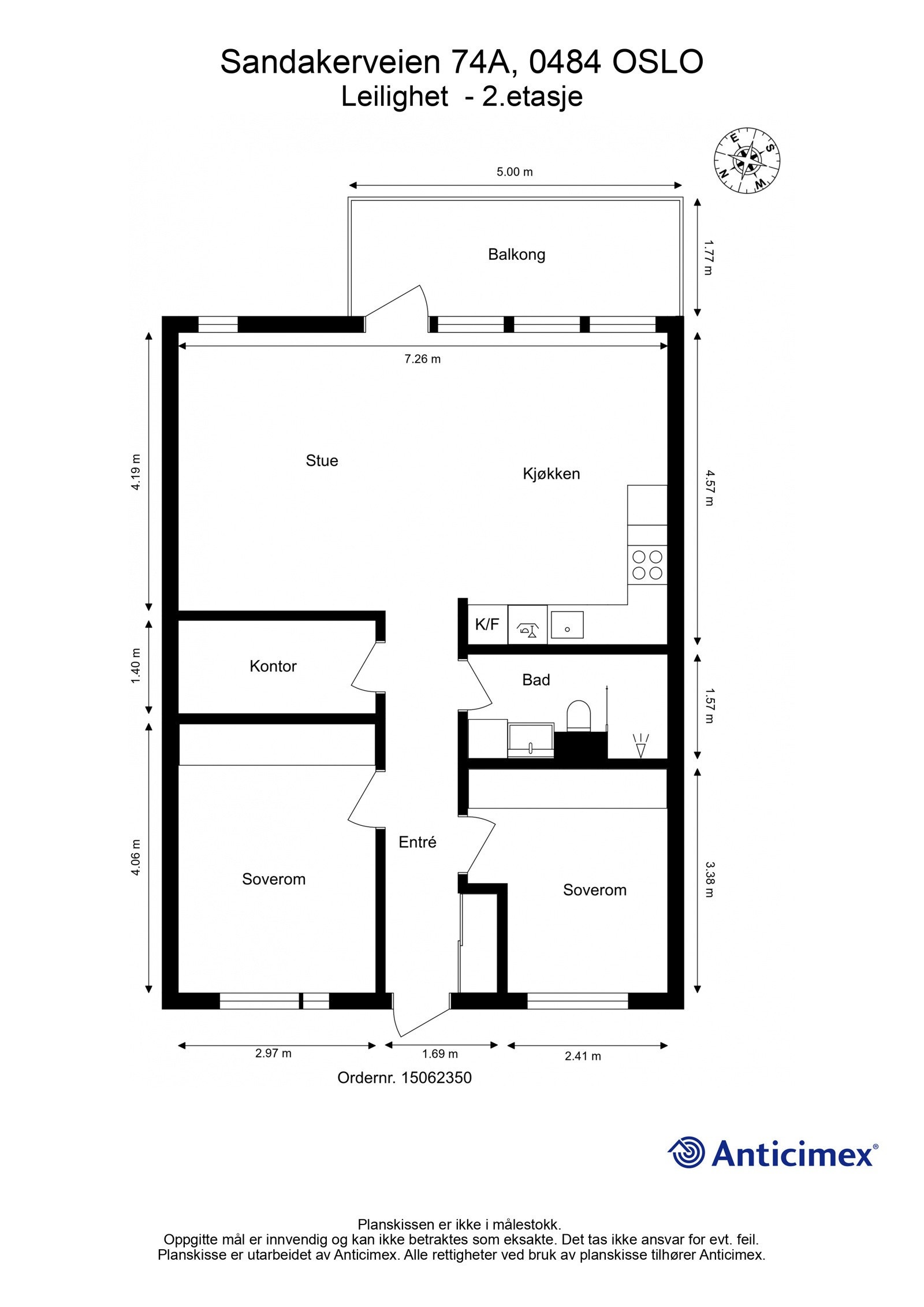 Planskisse. Galleribilde