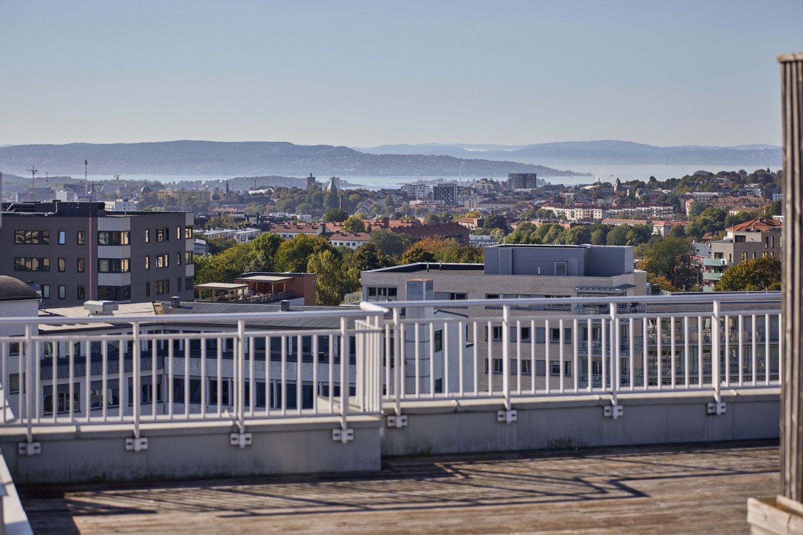 Takterrasse. Galleribilde