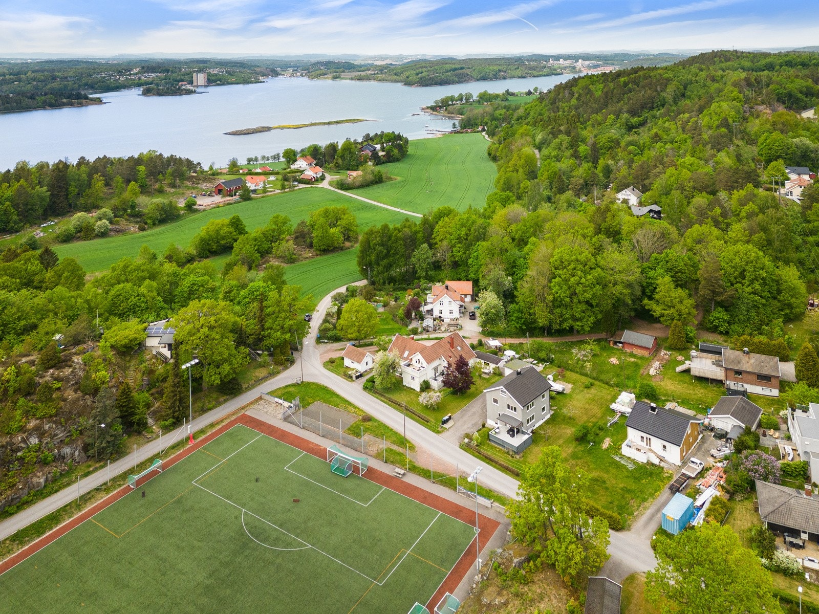 Tett på fotballbanen Galleribilde