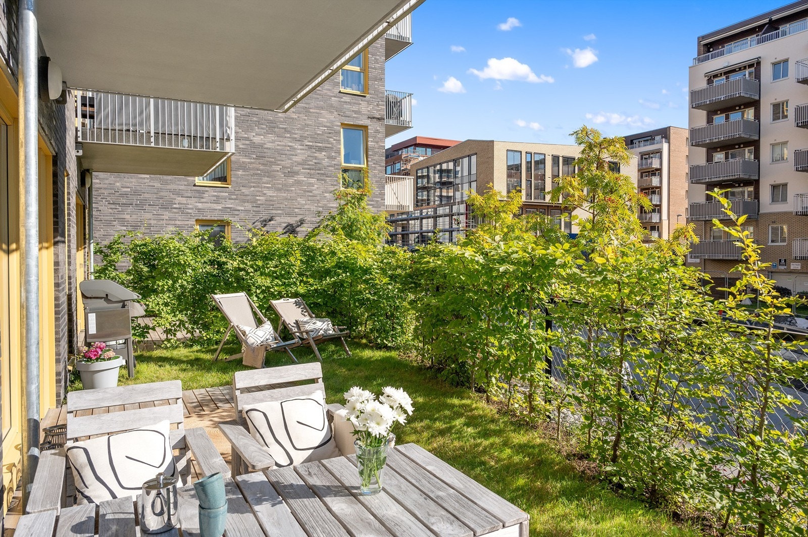 Fantastisk markterrasse på hele 12 kvm Galleribilde