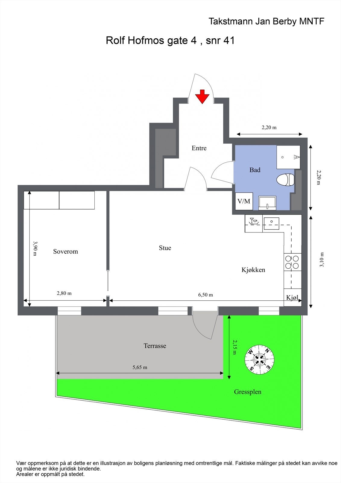 Plantegning Galleribilde