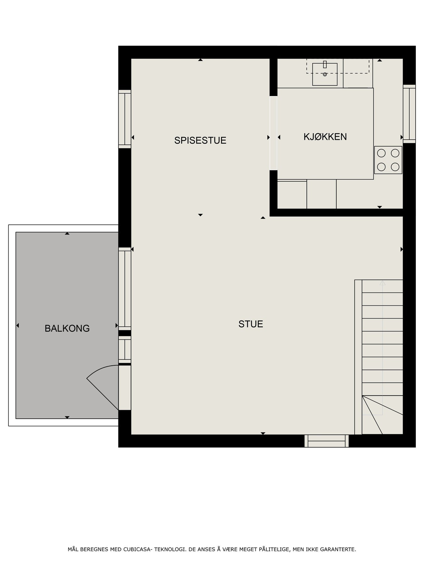 Plantegning av andre etasje Galleribilde