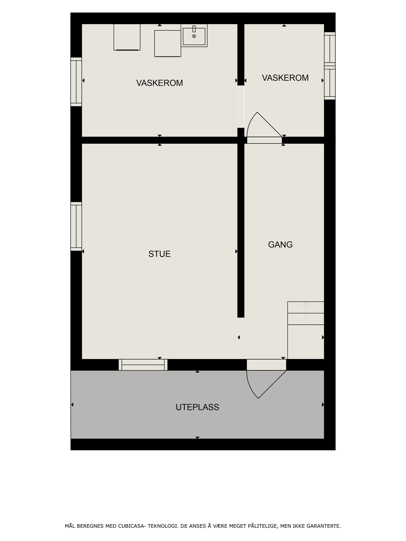 Plantegning av kjeller Galleribilde