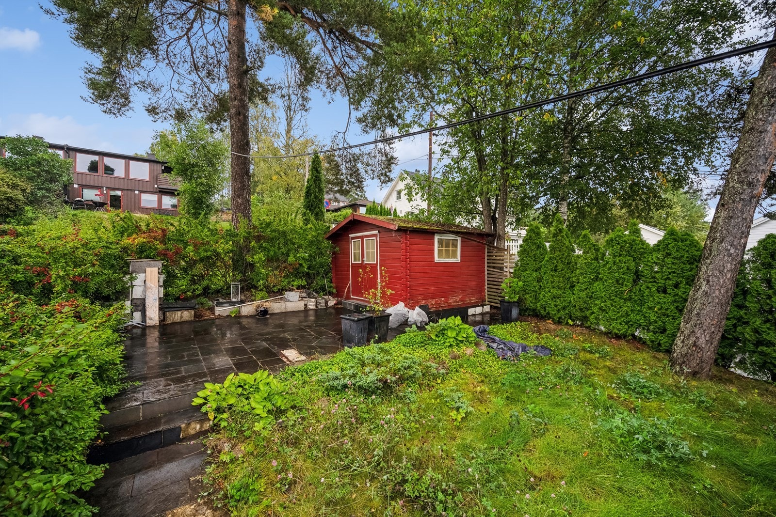 Hyggelig uteområde. Galleribilde