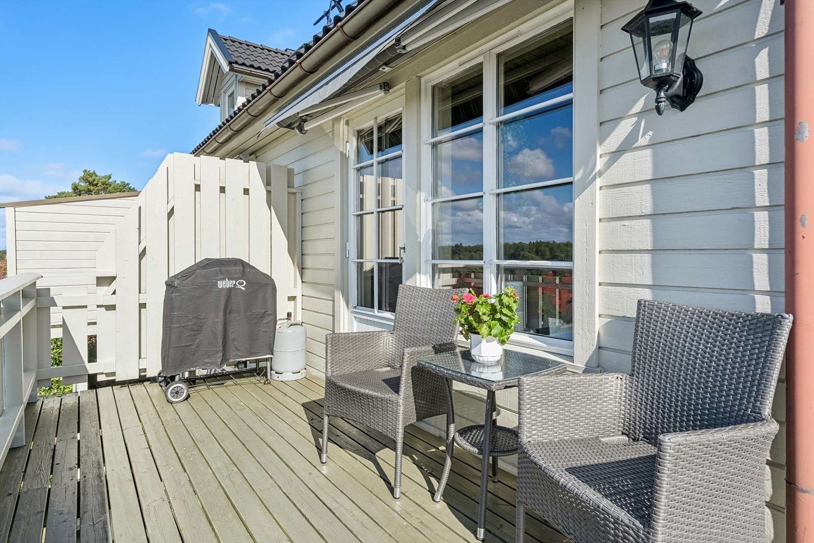 Terrassen fra stuedelen Galleribilde