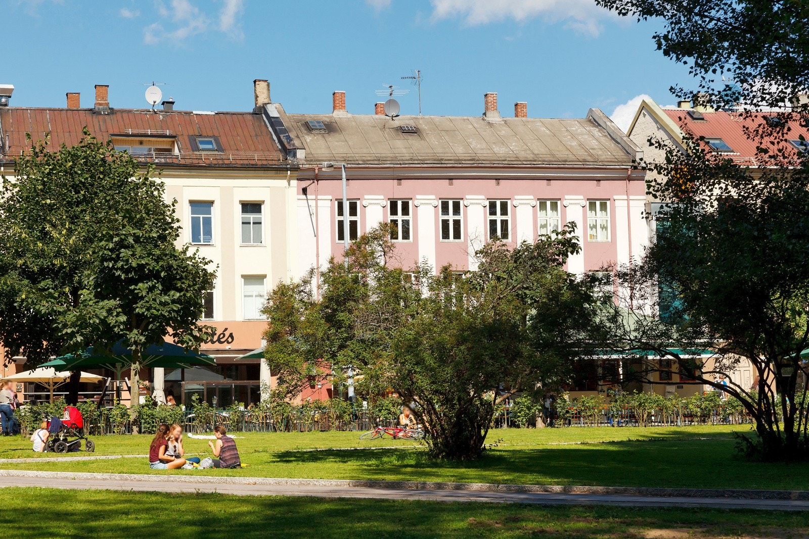 Det er også tilgang til frodige grøntarealer på Løkka som Sofienbergparken, Kubaparken, Olaf Ryes plass m.m. Galleribilde