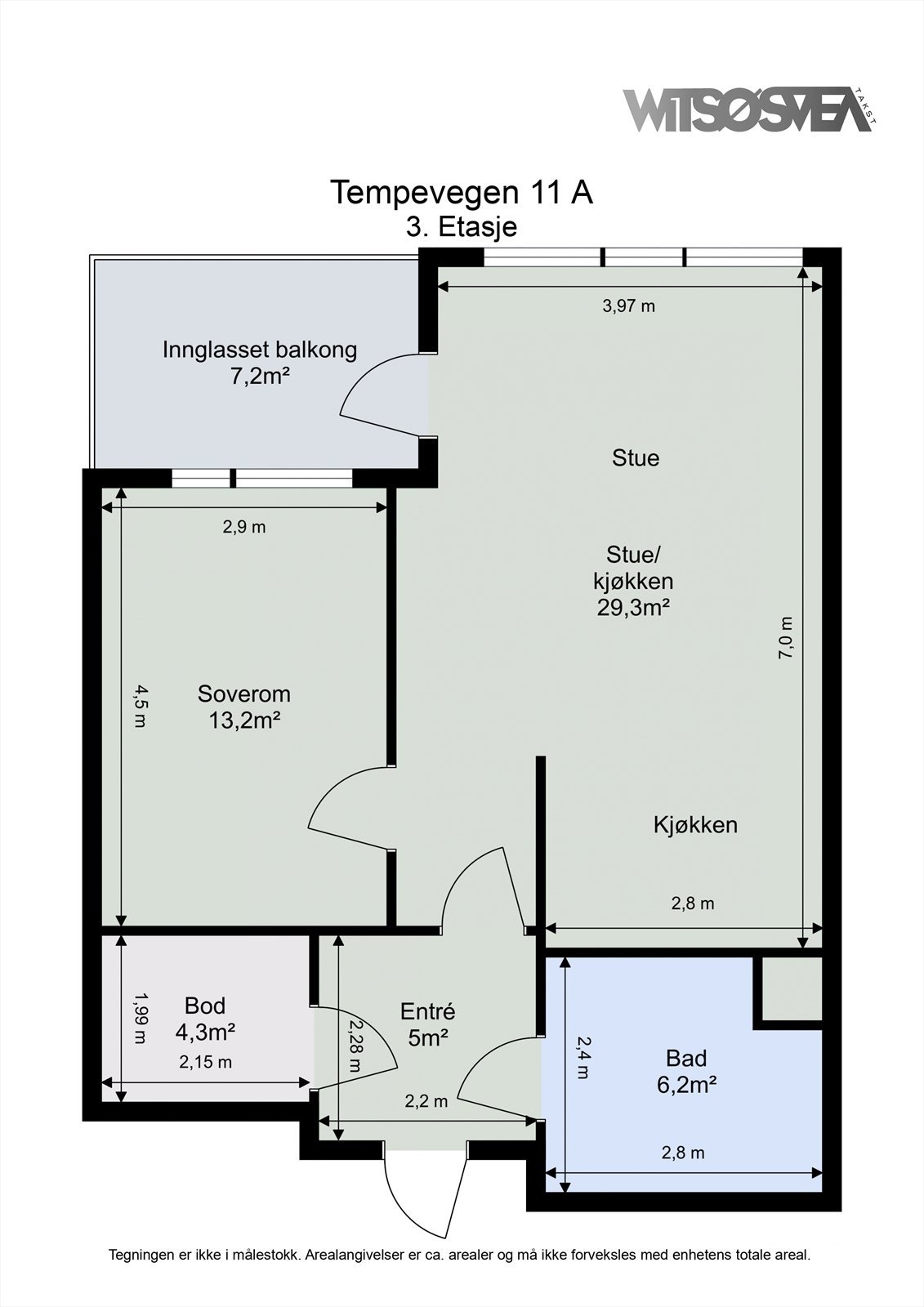 Planskisse. Galleribilde