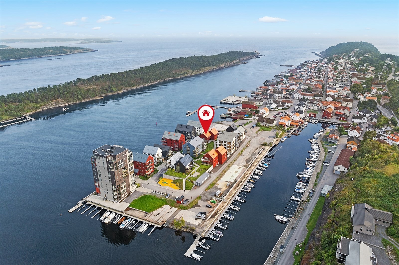 Dronebilde Galleribilde