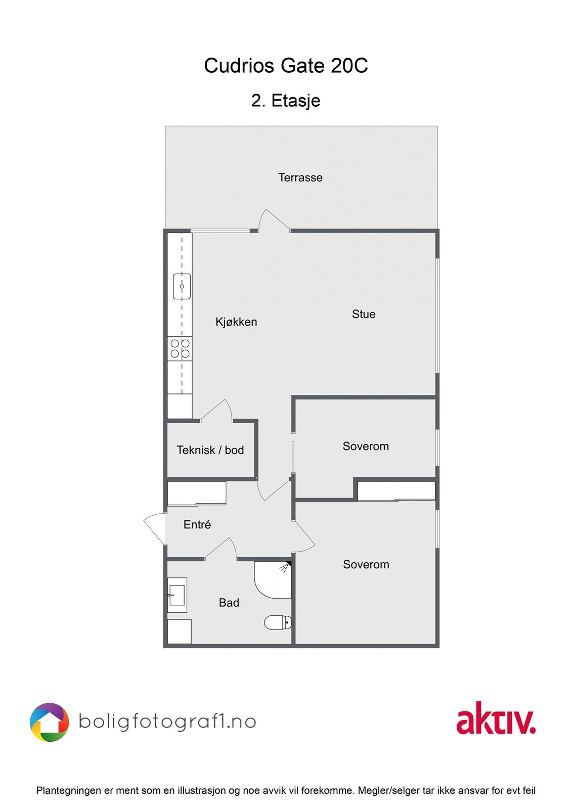 Plantegning Galleribilde