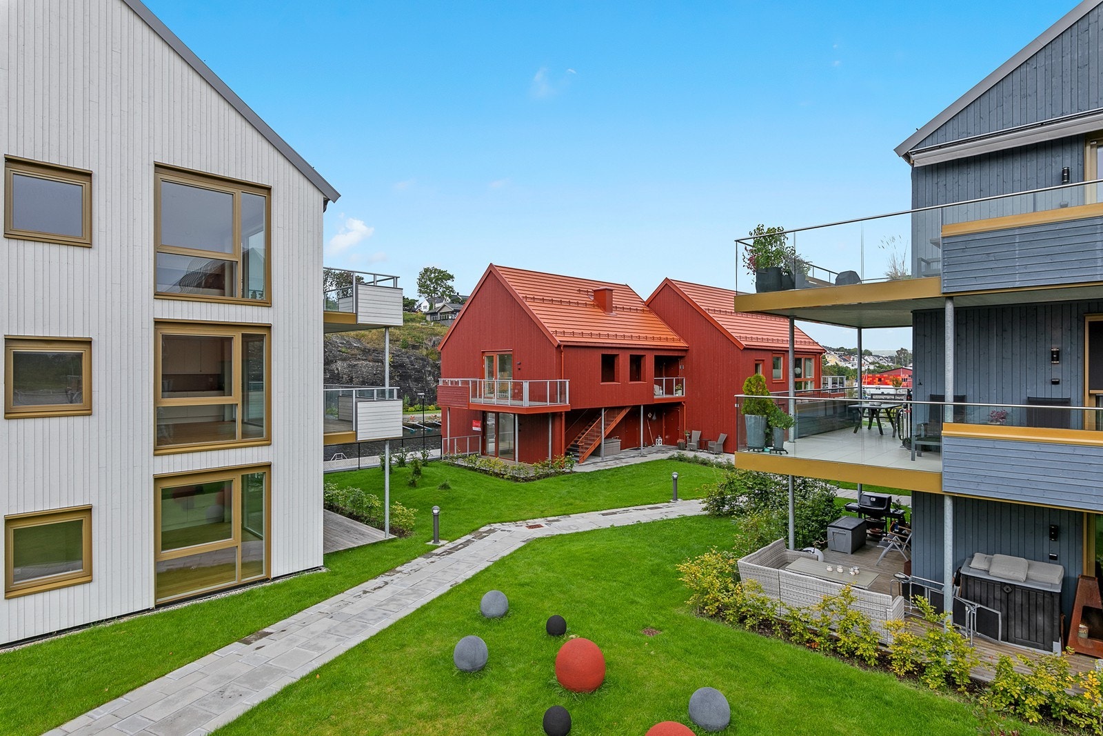 Utsikt fra terrasse Galleribilde