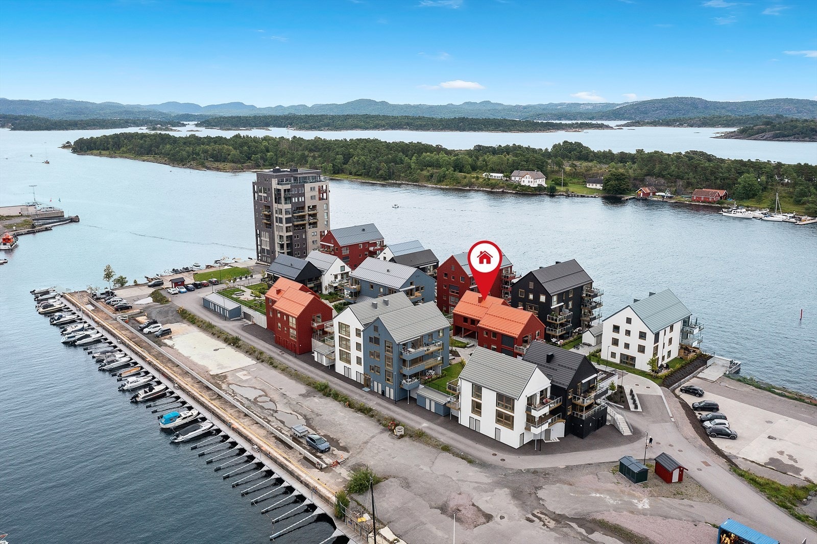 Dronebilde Galleribilde