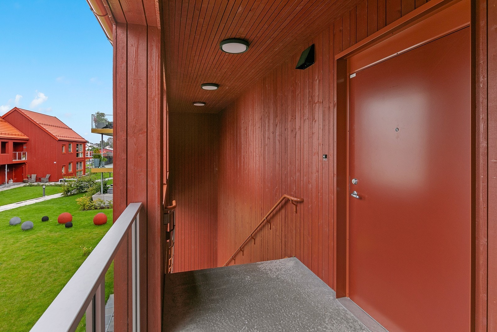 Inngangspartiet er overbygget Galleribilde