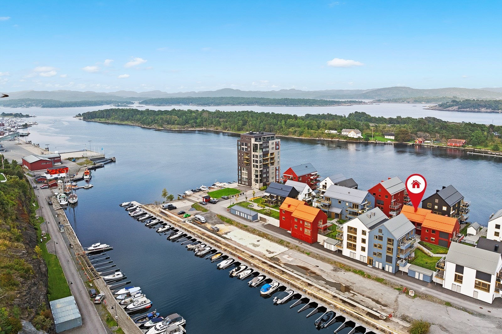 Dronebilde Galleribilde