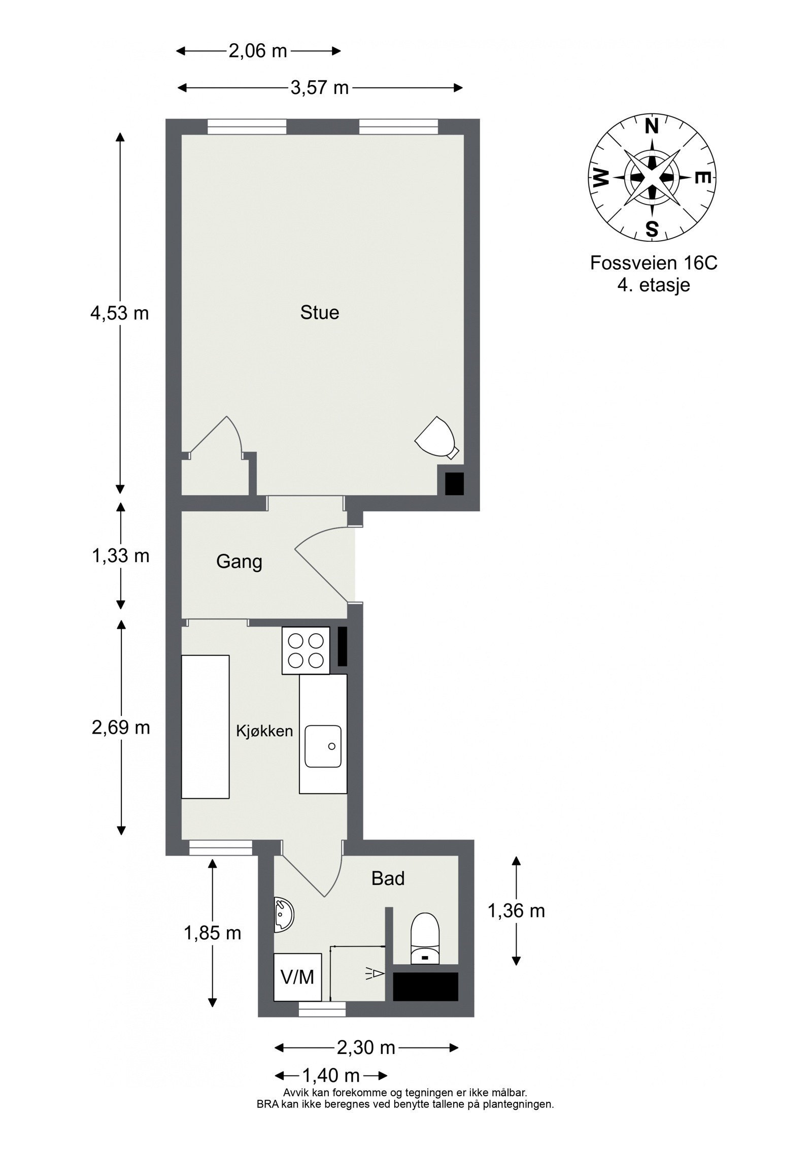 Plantegning Galleribilde
