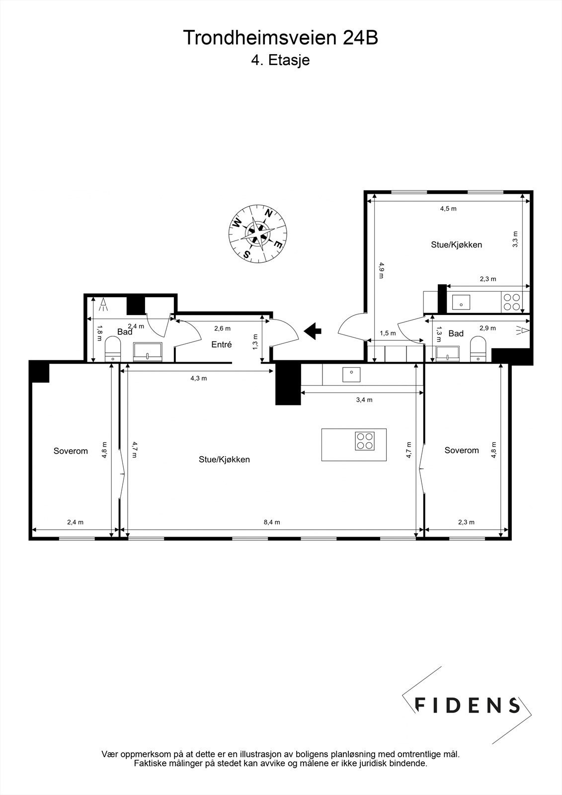 Plantegning Galleribilde