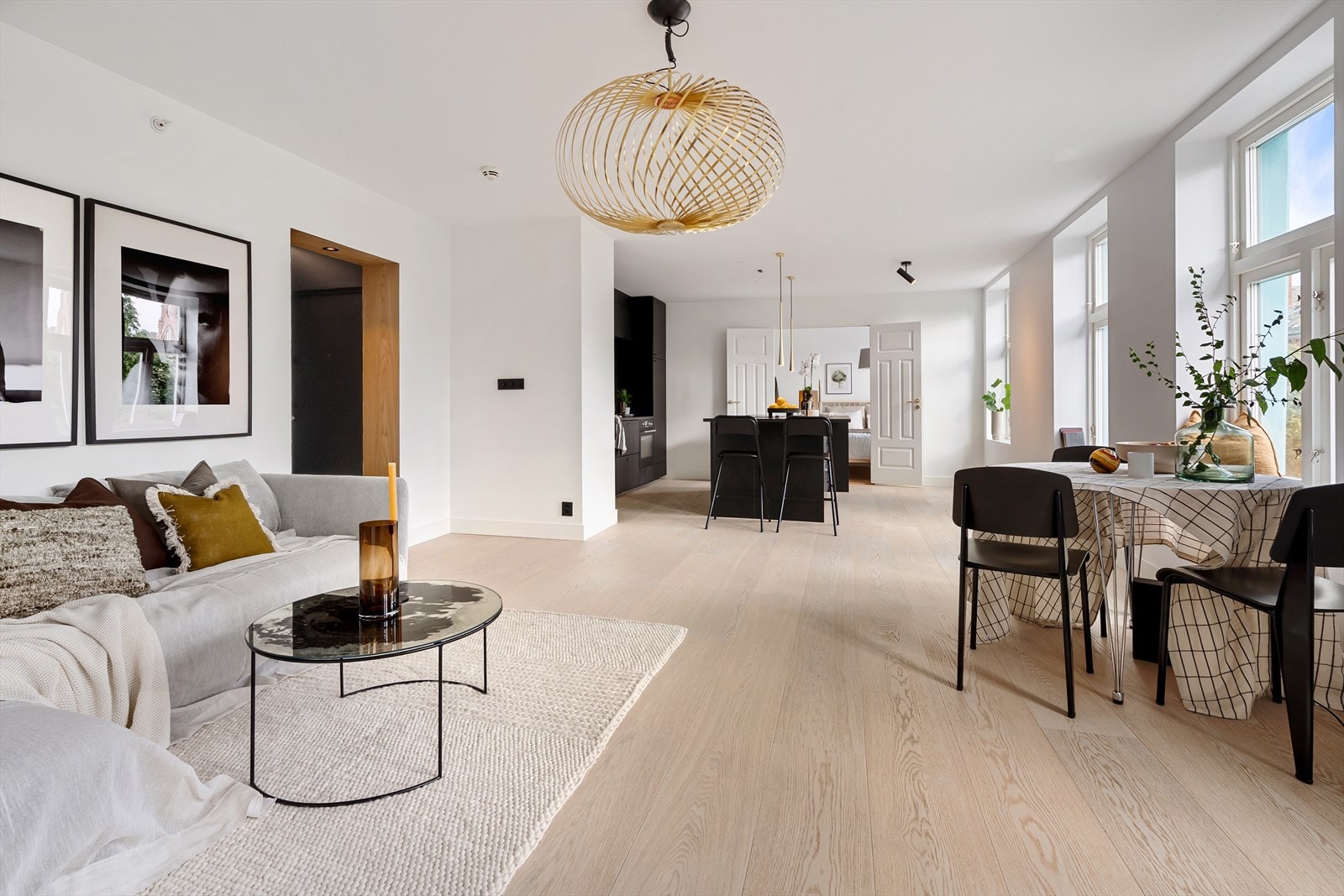 En meget sosial leilighet med god plass til ulike innredningsmuligheter Galleribilde